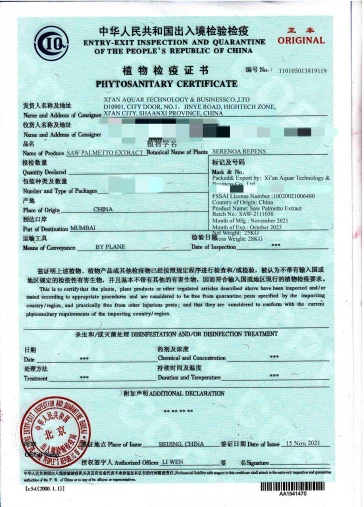 5-Phytosanitary Certificate